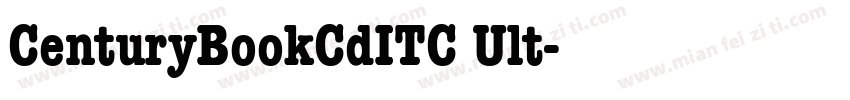 CenturyBookCdITC Ult字体转换